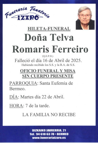 Telva Romaris Ferreiro