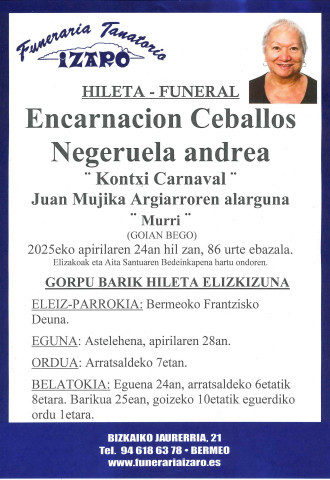 Encarnacion Ceballos Negeruela