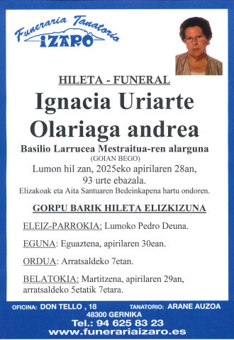 Ignacia Uriarte Olariaga