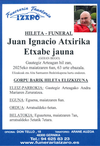 Juan Ignacio Atxirika Etxabe