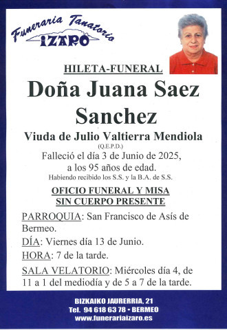 Juana Saez Sanchez