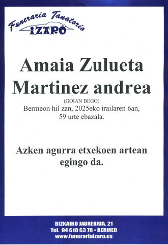 Amaia Zulueta Martinez
