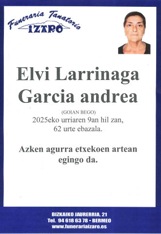 Maria Elvira Larrinaga Garcia