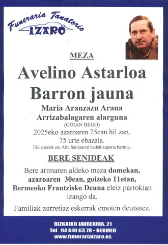 Avelino Astarloa Barron