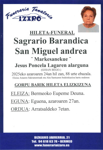 Sagrario Barandica San Miguel
