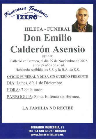 Emilio Calderon Asensio