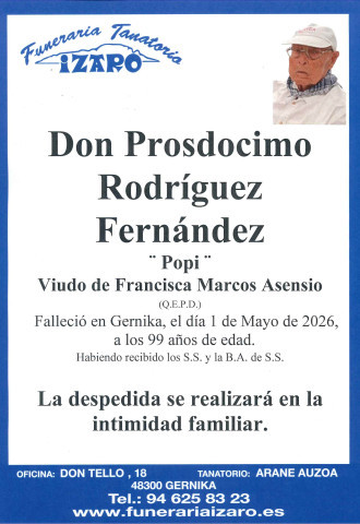 Prosdocimo Rodriguez Fernandez