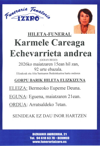 Karmele Careaga Echevarrieta