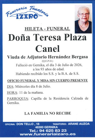 Teresa Plaza Canel