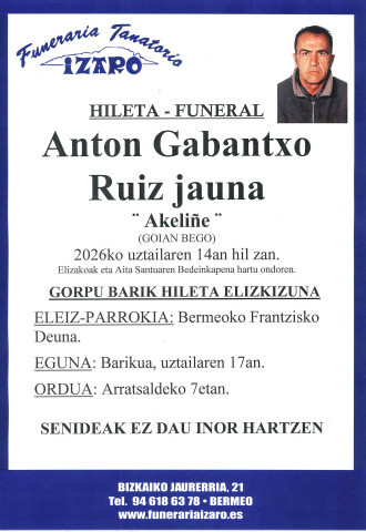 Anton Gabantxo Ruiz